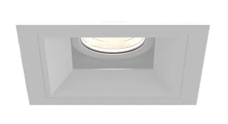 Eurofase Lighting BVOR1T01RF1027WCL 10W Bravo LED w/ Trim, 1-Light, Wide, 120V-277V, 2700K, Black, Clear