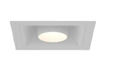 Eurofase Lighting BVOR1T02SG1030WCL 10W Bravo LED w/ Trim, S.Gimbal, 1-Light, Wide, 120V-277V, 30K, WH, CL