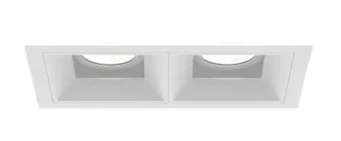Eurofase Lighting BVOR2T01RFRF1035WCL 20W Bravo LED w/ Trim, 2-Light, Wide, 120V-277V, 3500K, Black, Clear Finish