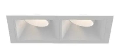 Eurofase Lighting BVOR2T01RGRG1027WCL 20W Bravo LED w/ Trim, Gimbal, 2-Light, Wide, 120V-277V, 2700K, Black, Clear Finish