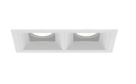 Eurofase Lighting BVOR2T01RGRG1030WCL 20W Bravo LED w/ Trim, Gimbal, 2-Light, Wide, 120V-277V, 3000K Black, Clear Finish