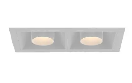 Eurofase Lighting BVOR2T02SGSG1527WCL 30W Bravo LED w/ Trim, S.Gimbal, 2-Light, Wide, 120V-277V, 27K, WH, CL