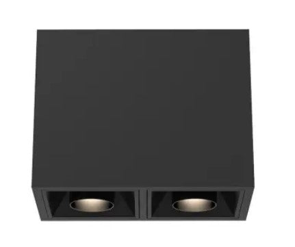 Eurofase Lighting BVOS202SGSG1027WCL 20W Bravo LED, S.Gimbal, 2-Light, Wide, 120V-277V, 2700K, White, Clear Finish