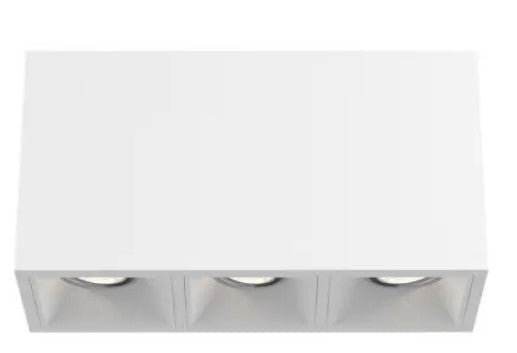 Eurofase Lighting BVOS301RGRGG1035WCL 30W Bravo LED, Gimbal, 3-Light, Wide, 120V-277V, 3500K, Black, Clear Finish