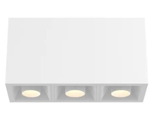Eurofase Lighting BVOS301SGSGG1030WCL 30W Bravo LED, S.Gimbal, 3-Light, Wide, 120V-277V, 3000K, Black, Clear Finish