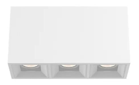 Eurofase Lighting BVOS302RFRFF1530MCL 45W Bravo LED, 3-Light, Medium, 120V-277V, 3000K, White, Clear Finish