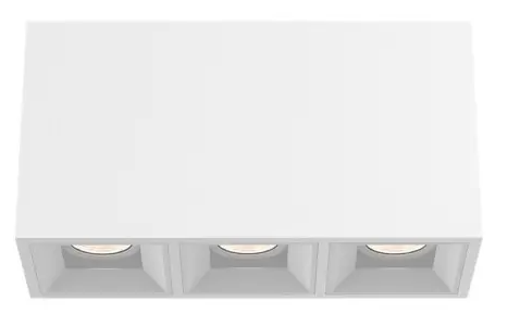 Eurofase Lighting BVOS302RFRFF1535WCL 45W Bravo LED, 3-Light, Wide, 120V-277V, 3500K, White, Clear