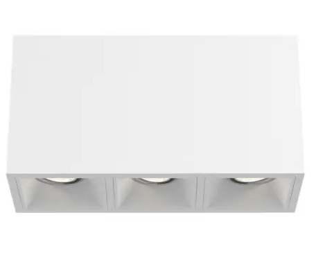Eurofase Lighting BVOS302RGRGG1030MFR 30W Bravo LED, Gimbal, 3-Light, Medium, 120V-277V, 3000K, White, FRSTD