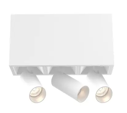 Eurofase Lighting BVOS302STSTST1540 45W Bravo LED, Spot, 3-Light, 120V-277V, 4000K, White