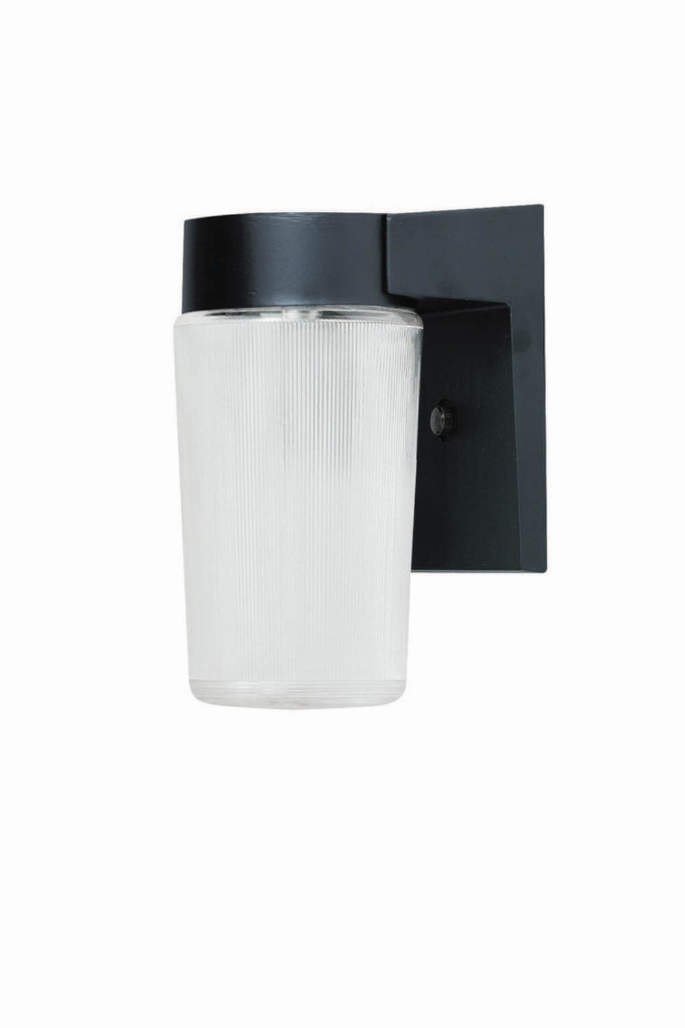 AFX Lighting BWSW70050LBK 8 Inch Tall LED Outdoor Wall Sconce In Black With Frosted Polycarbonate Diffuser