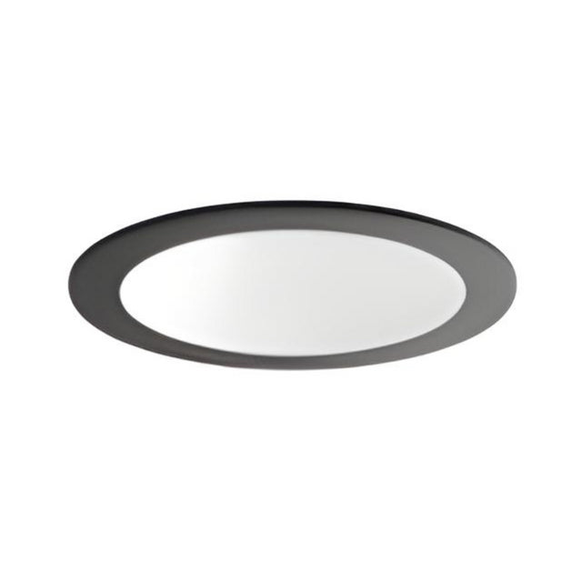 Visual Comfort Architectural ENCL3RFA-WD31W-B Entra CL 3" Round Flanged Adjustable Downlight – 15W – Warm Dim 3000K–1800K – 90+ CRI – White Reflector – Black Flanged Trim