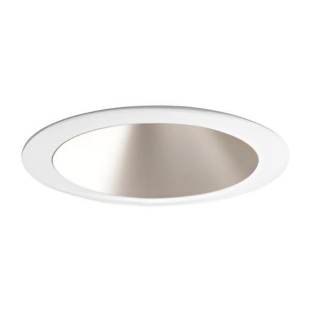 Visual Comfort Architectural ENCL3RFA-WD31S-W Entra CL 3" Round Flanged Adjustable Downlight – 15W – Warm Dim 3000K–1800K – 90+ CRI – Satin Silver Reflector – White Flanged Trim