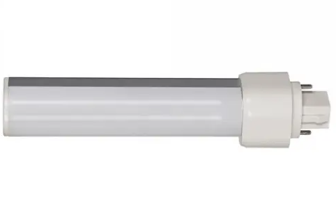 SATCO S9857 LED PL Bulb, 2-Pin Horizontal Ballasts, G24d Base, 120 Deg. Beam Angle, Wattage 9W, Color Temperature 5000K, 900 Lumens