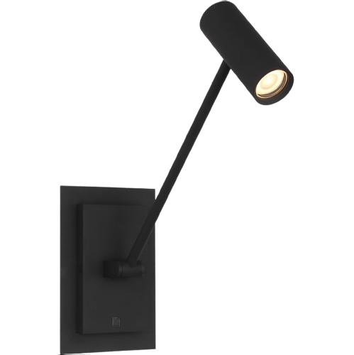 Visual Comfort Architectural SLTS14530B Modern 12.6" Ponte LED Small Task Wall Sconce Light - 120V-277V - CCT: 3000K - Finish: Nightshade Black
