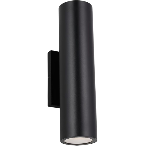 Visual Comfort Architectural SLOWS28927B Modern 12" Pressa Medium LED Outdoor Wall Sconce Light - 120V-277V - CCT: 2700K - Finish: Black