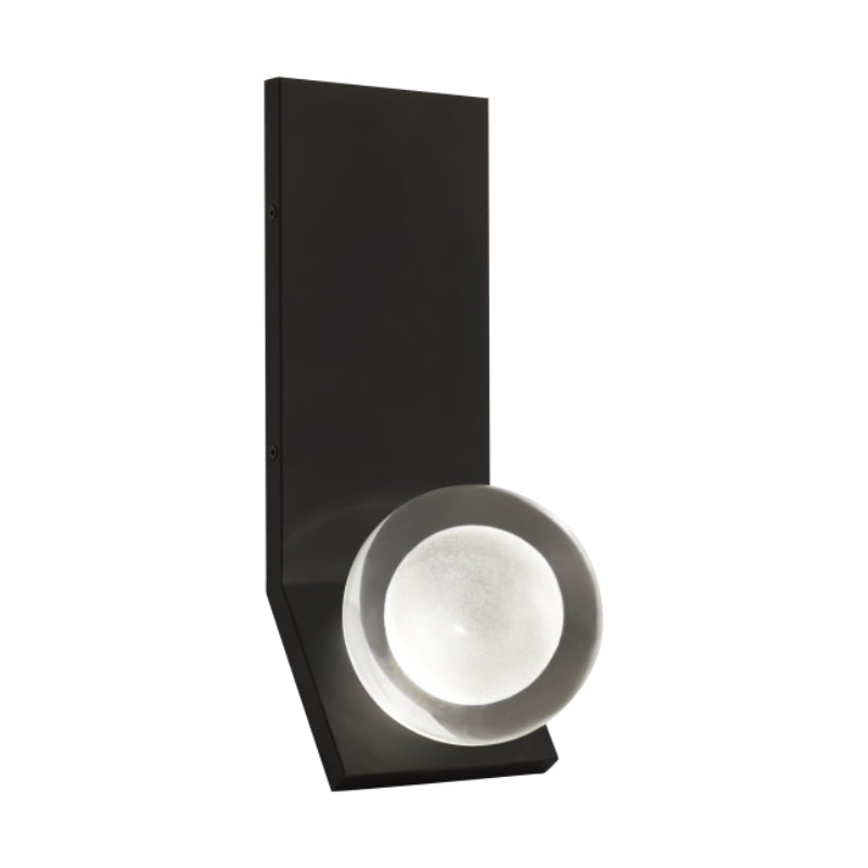 Visual Comfort Architectural 700WSMINAB-LED930-277 Modern 14" Mina 1-lt Tall LED Wall Sconce Light- 277V - CCT: 3000K - Finish: Nightshade Black