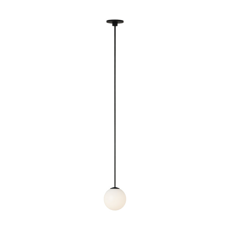 Visual Comfort Architectural SLPD59127B Modern 3" Orbet 1-lt LED Pendant Ceiling Light - 120-277V - CCT: 2700K - Finish: Nightshade Black