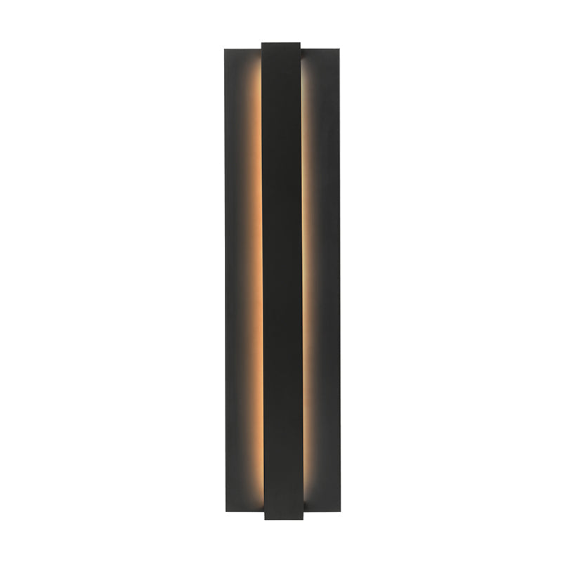 Visual Comfort Architectural 700OWWNDB-LED277 Modern 24" Windfall LED Outdoor Wall Sconce Light - 277V - CCT : 3000K - Finish: Black