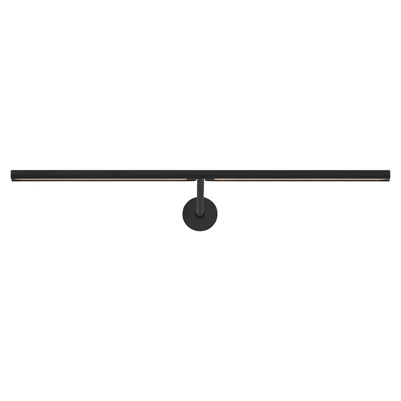Visual Comfort Architectural 700PLUD18B-LED930 Modern 18" Plural 1-lt LED Picture Wall Light - 120-277V - CCT: 3000K - Finish: Nightshade Black