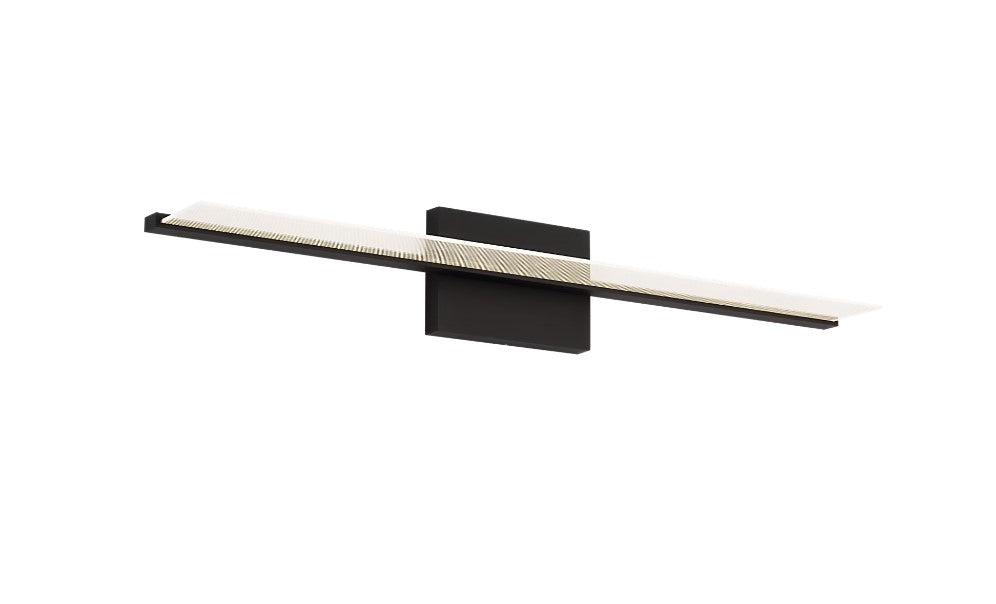 Visual Comfort Architectural 700BCSPANB3B-LED930-277 Modern 36" Span LED Bath Light - 277V - CCT: 3000K - Finish: Nightshade Black