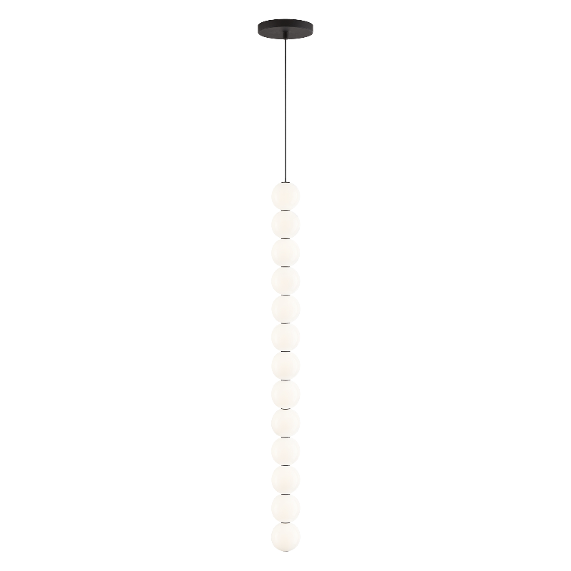 Visual Comfort Architectural 700TDOBT13B-LED927 Modern 3" Orbet 13-lt LED Pendant Ceiling Light - 120-277V - CCT: 2700K - Finish: Nightshade Black