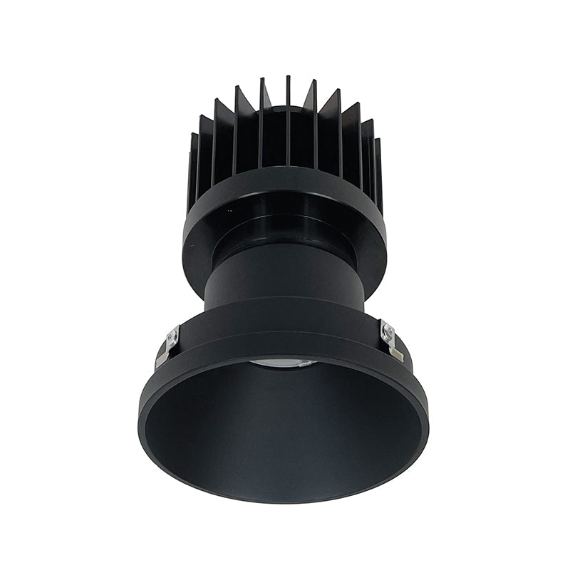 Nora Lighting NIO-4PRTLNDCCDXBB/HL 4" Iolite PLUS Round Recessed Trim Less Downlight - CCT: Comfort Dim (3000K-2000K) - Finish: Black