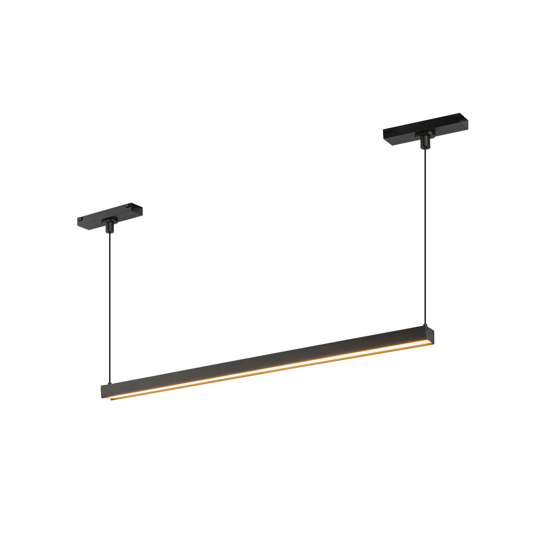 Kuzco Lighting TRL28122-BK Mira LED 22.13 inch Black Linear Pendant Ceiling Light CCT 3000K