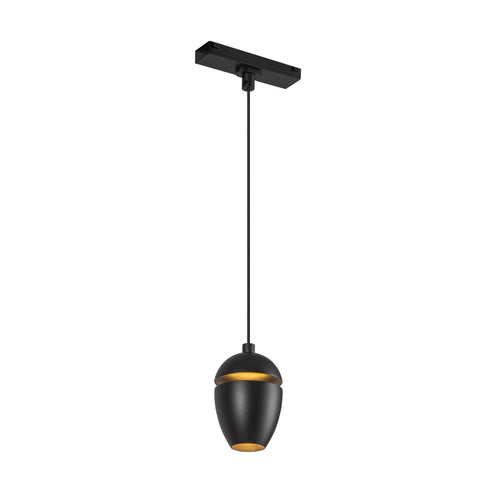 Kuzco Lighting TRP89703-BK-4K Eloa 48V DC Black Pendant Track Head Ceiling Light CCT 4000K