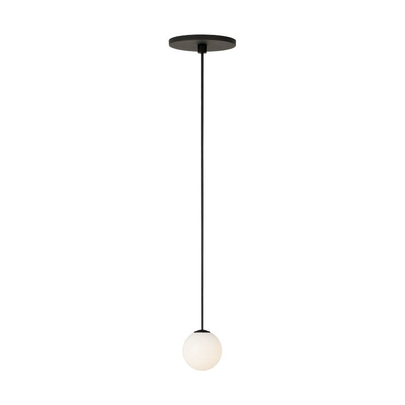 Visual Comfort Architectural SLPD58527B Modern 3" Orbet 1-lt LED Pendant Ceiling Light - 120-277V - CCT: 2700K - Finish: Nightshade Black