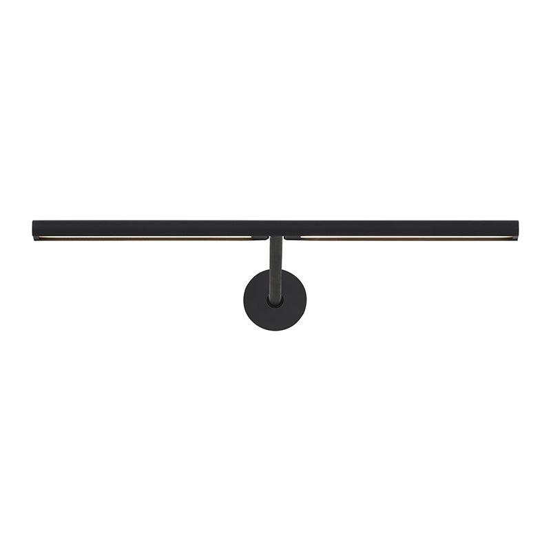 Visual Comfort Architectural 700PLUD12B-LED927 Modern 12" Plural 1-lt LED Picture Wall Light - 120-277V - CCT: 2700K - Finish: Nightshade Black