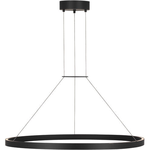 Visual Comfort Architectural SLCH14930B Modern Fiama 36" LED Chandelier Ceiling Light - 120-277V - CCT:3000K - Finish: Black