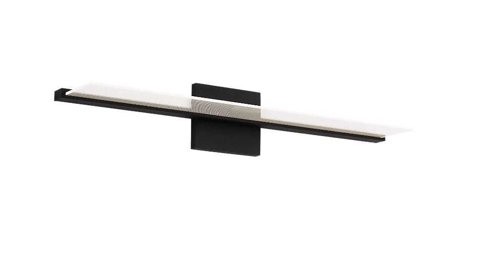 Visual Comfort Architectural 700BCSPANB2B-LED930-277 Modern 24" Span LED Bath Light - 277V - CCT: 3000K - Finish: Nightshade Black
