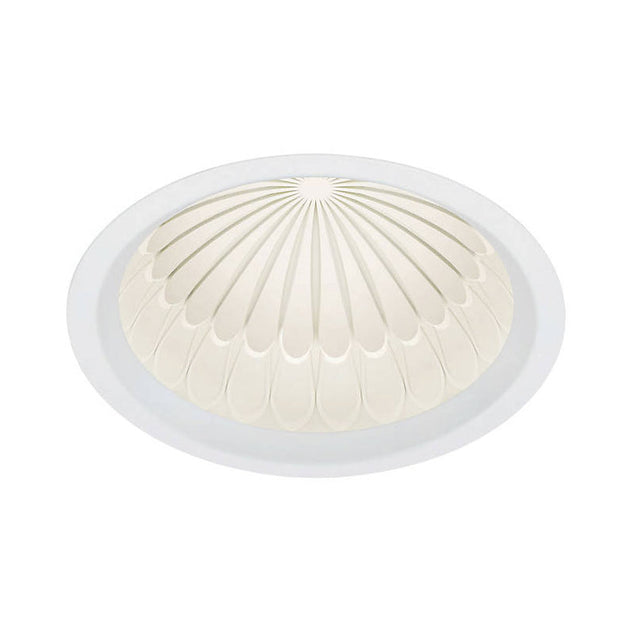 Visual Comfort Architectural EDIT8RF9WD3W Reflections 8" Indirect Downlight, Flanged - White Finish - Warm Dim (3000K-2000K), 90 CRI - Bloom Dome