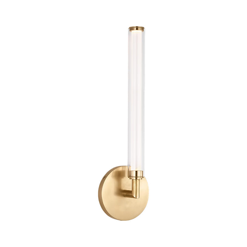 Visual Comfort Architectural SLWS74827HABCG Modern 16" Poza Tall LED Wall Sconce Light - 120V-277V - CCT: 2700K - Finish: Antique Brass