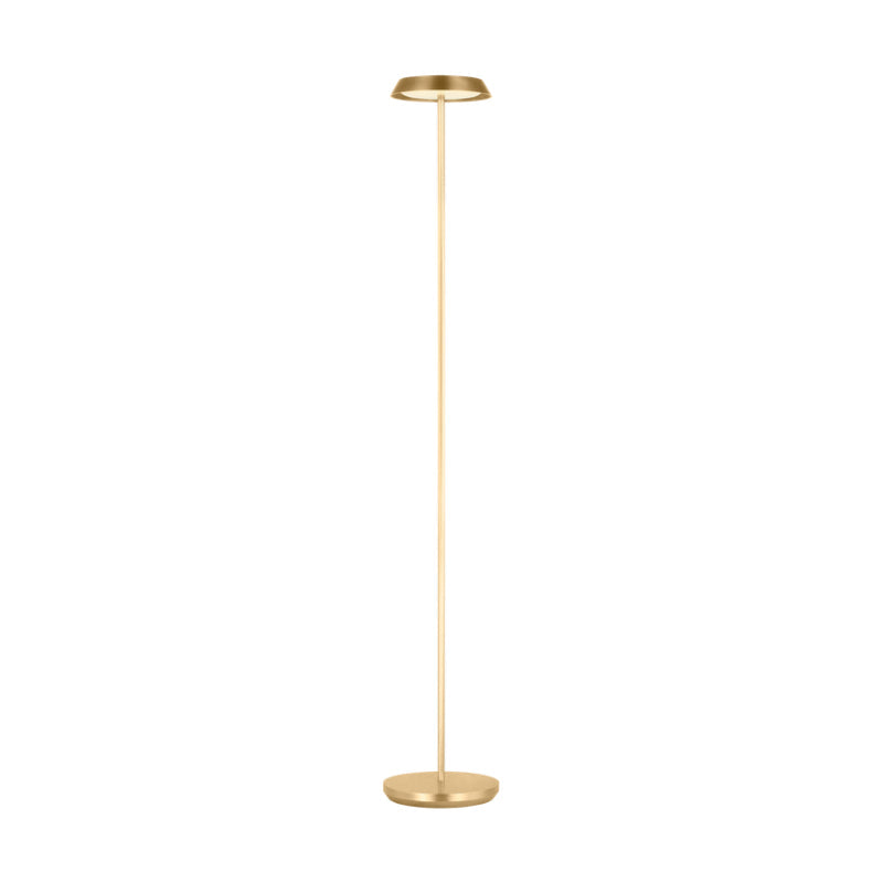 Visual Comfort Architectural SLFL53627HAB Modern 49" Tepa 1-lt Tall LED Rechargeable Floor Lamp - 120-240V - CCT: 2700K - Finish: Antique Brass