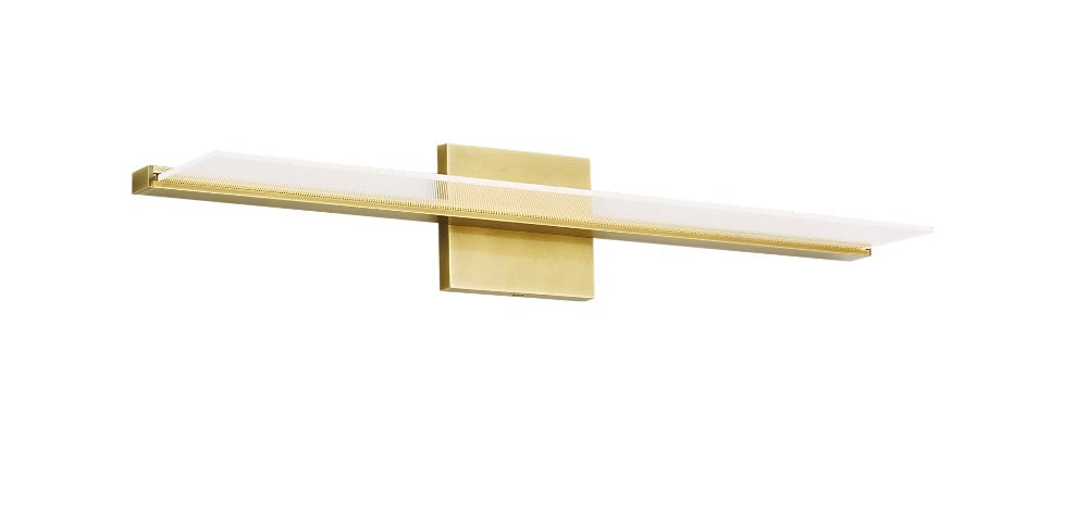 Visual Comfort Architectural 700BCSPANB2BR-LED930-277 Modern 24" Span LED Bath Light - 277V - CCT: 3000K - Finish: Plated Brass