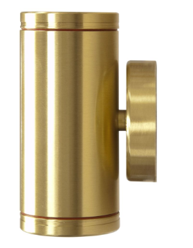 Dabmar Lighting LV65-L8-RGBW-BS Brass Surface Mount Up-Down Step Light 2-Pin LED 2X, Wattage 4W, Voltage 12V, Multi-Color Temperature, Brass Finish