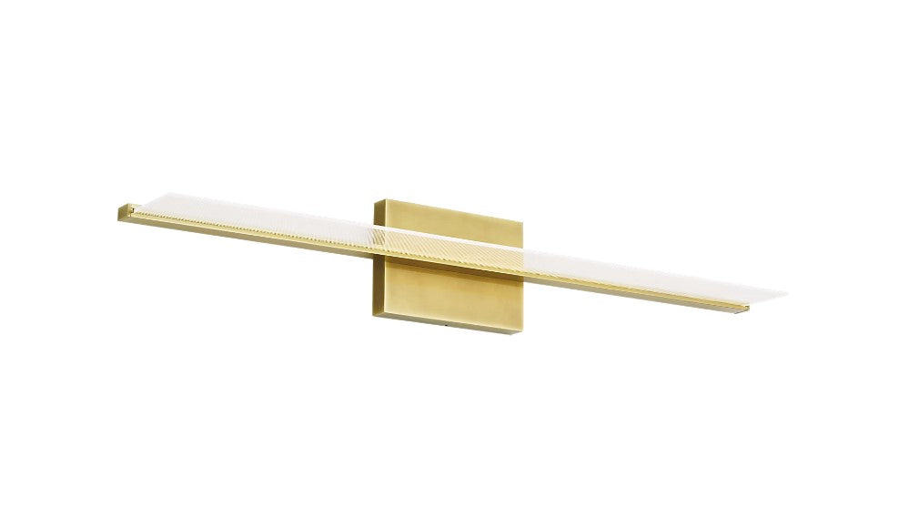 Visual Comfort Architectural 700BCSPANB3BR-LED930 Modern 36" Span LED Bath Light - 120V - CCT: 3000K - Finish: Plated Brass