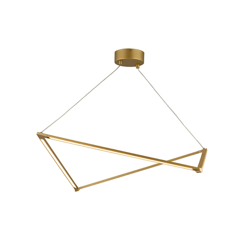 Visual Comfort Architectural 700LSBLTG-LED930 Modern 36" Balto LED Linear Suspension Ceiling Light - 120V - CCT: 3000K - Finish: Satin Gold