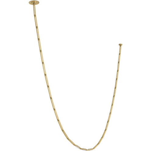 Visual Comfort Architectural SLCH72627HABS Modern 149 Catena LED Link Chandelier Ceiling Light - 120-277V - CCT: 2700K - Finish: Antique Brass