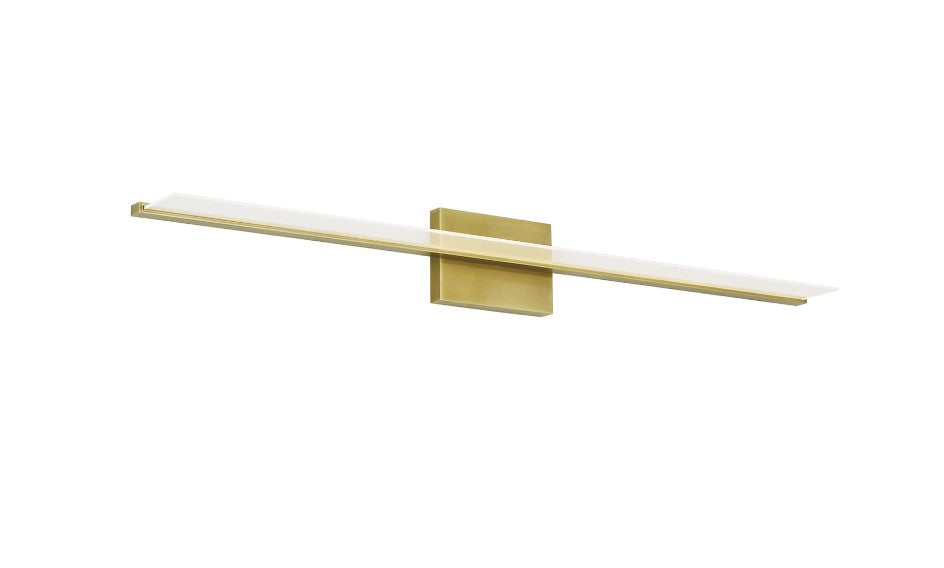 Visual Comfort Architectural 700BCSPANB4BR-LED930 Modern 48" Span LED Bath Light - 120V - CCT: 3000K - Finish: Plated Brass