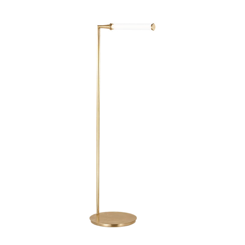 Visual Comfort Architectural SLFL78227HABCG Modern 41" Poza 1-lt Tall LED Floor Lamp - 120-240V - CCT: 2700K - Finish: Antique Brass
