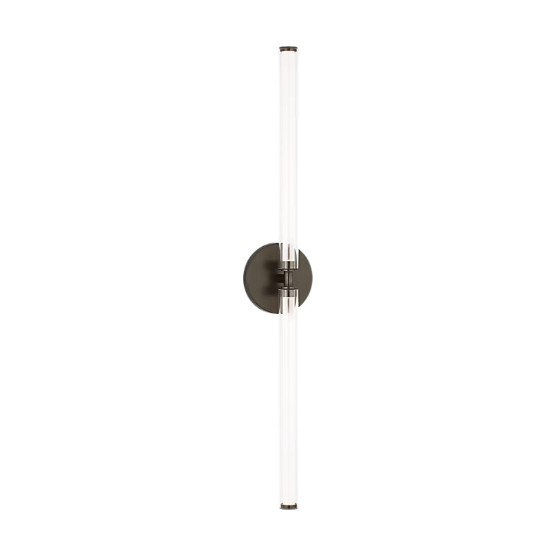 Visual Comfort Architectural SLBA75027BZCG Modern 32" Poza 2-lt Tall LED Wall Sconce Vanity Light - 120V-277V - CCT: 2700K - Finish: Bronze