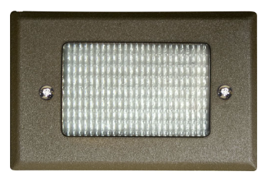 Dabmar Lighting LV618-L3-64K-BZ Cast Aluminum Open Face Step Wall Light G4 LED, Wattage 3W, Voltage 12V, Color Temperature 6400K, Bronze Finish