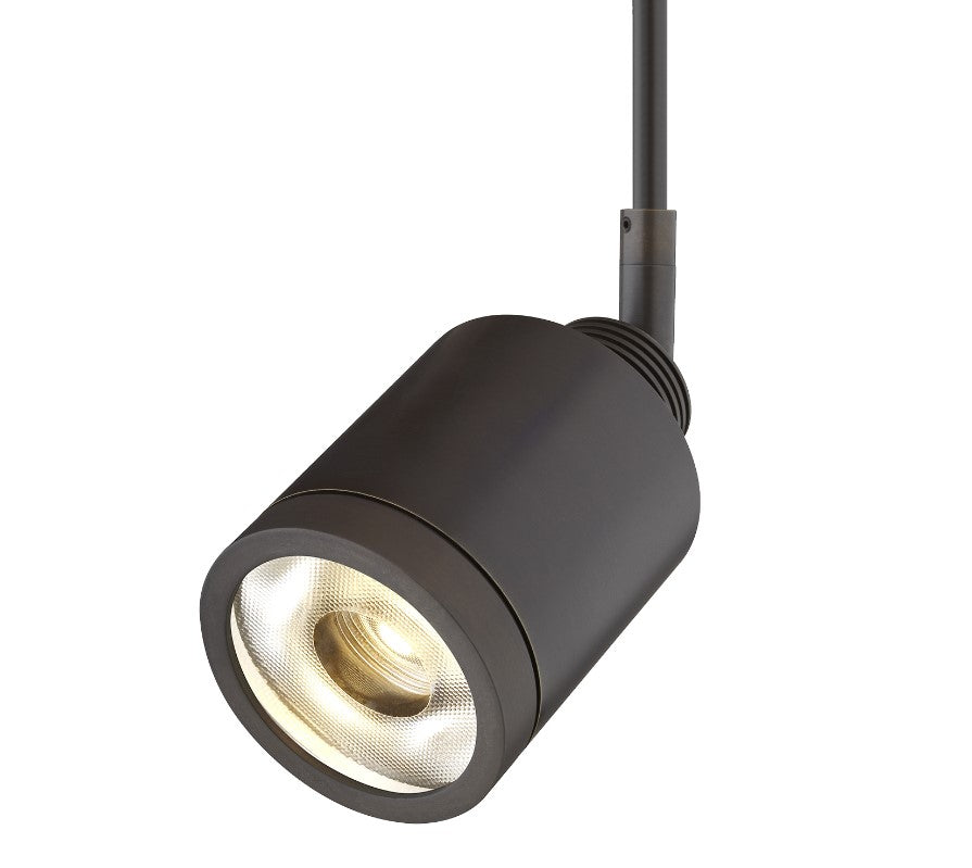 Visual Comfort Architectural 700MOTLM12Z Modern 2" Tellium Monorail Head - Stem Length: 12" - Finish: Antique Bronze