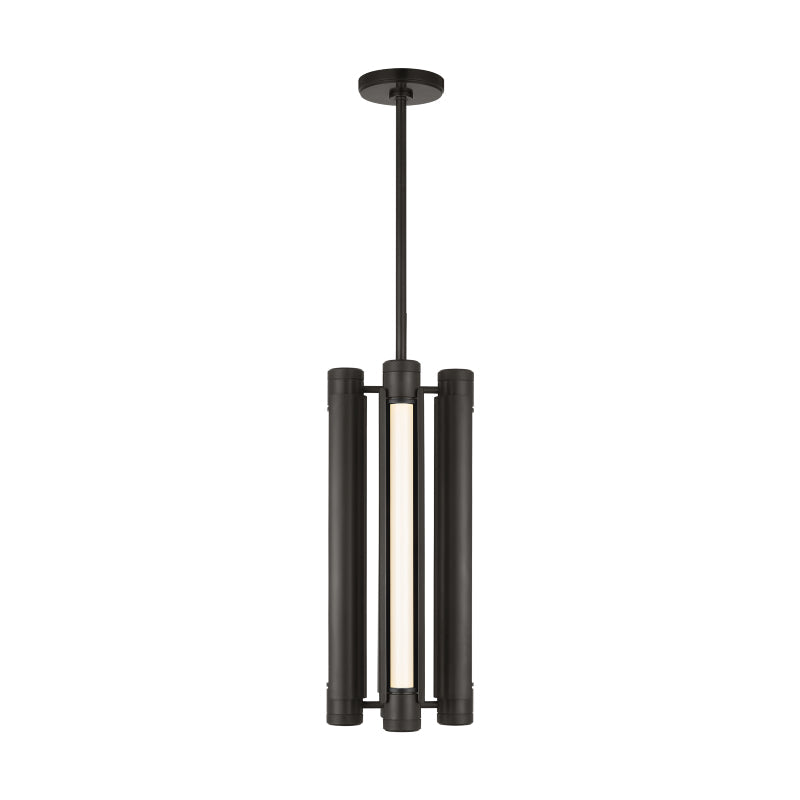 Visual Comfort Architectural AKPD690WDBZ Capa 4-lt 10" LED Pendant Light - CCT: 3000K-1800K - Finish: Bronze