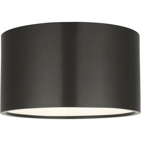 Visual Comfort Architectural MDFM73927BZ Modern Mick De Giulio Dola LED 13 inch Bronze Flush Mount Ceiling Light