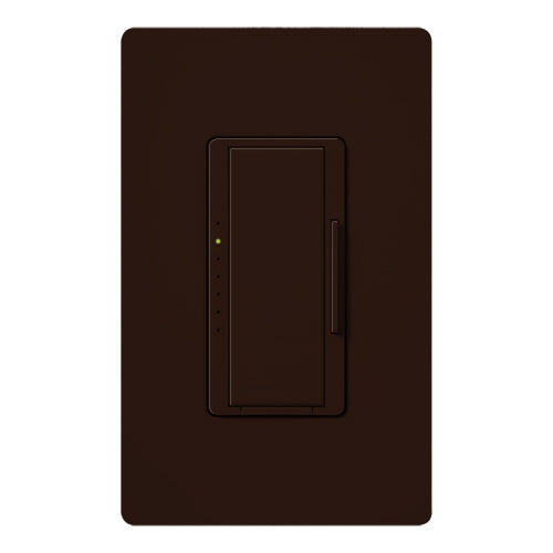 Lutron MA-1000-BR Maestro Digital Fade Dimmer, Single Pole/Multi-Location, 1000W Incandescent/Halogen, Brown Finish