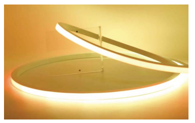 Core Lighting LNT65HL-F-HB-35K-PF-24V Flat Horizontal Bend IP67/IP68 High-Lumen Neon Series LED Strip, Color Temperature 3500k, Wattage 4.6W per ft., Voltage 24VDC