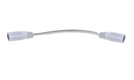 Dabmar Lighting DUF-CON/LED2 Connector for DUF Series Undercabinet Strip Lights, White